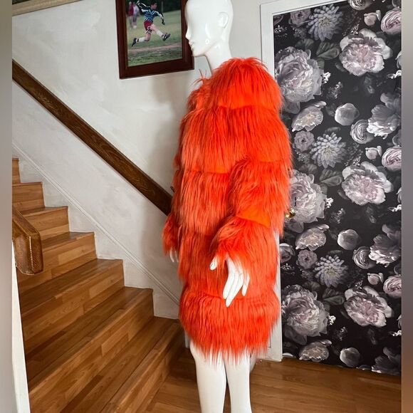 New Free People x Anna Sui Fab Faux Fur Coat - Picture 8 of 12